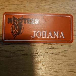 Hooters Name Tag Badge